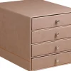 Rhodiarama 4 drawer box Taupe