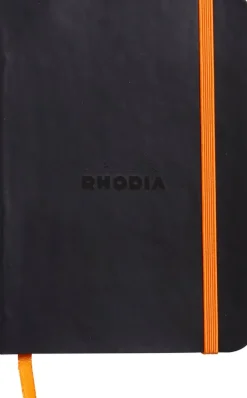 Rhodiarama Ntbk Black A6 L