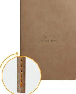 Rhodiarama Sewn spine Taupe A5 L