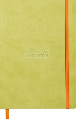 Rhodiarama soft A5 anise ruled ivory