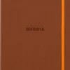 Rhodiarama soft A5 copper dot ivory