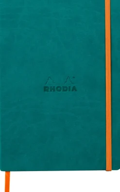 Rhodiarama soft A5 peacock dot ivory