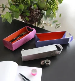 Rhodiarama tray pencase Purple