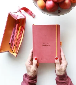 Rhodiarama tray pencase Raspberry