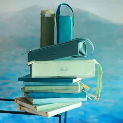 Rhodiarama tray pencase turquoise