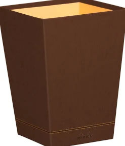 Rhodiarama waste bin Bronze