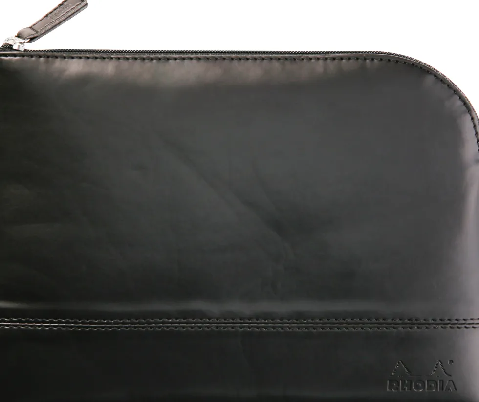 Rhodiarama Zipped Pouch M Black