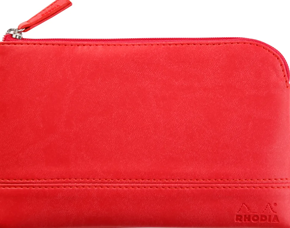 Rhodiarama Zipped Pouch S Coral