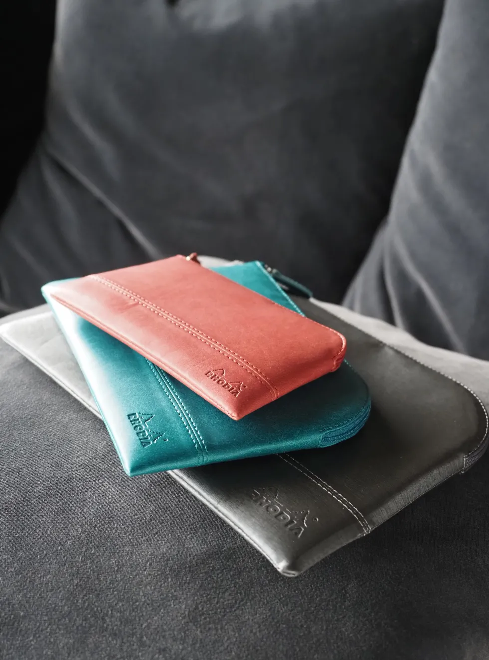 Rhodiarama Zipped Pouch S Peacock