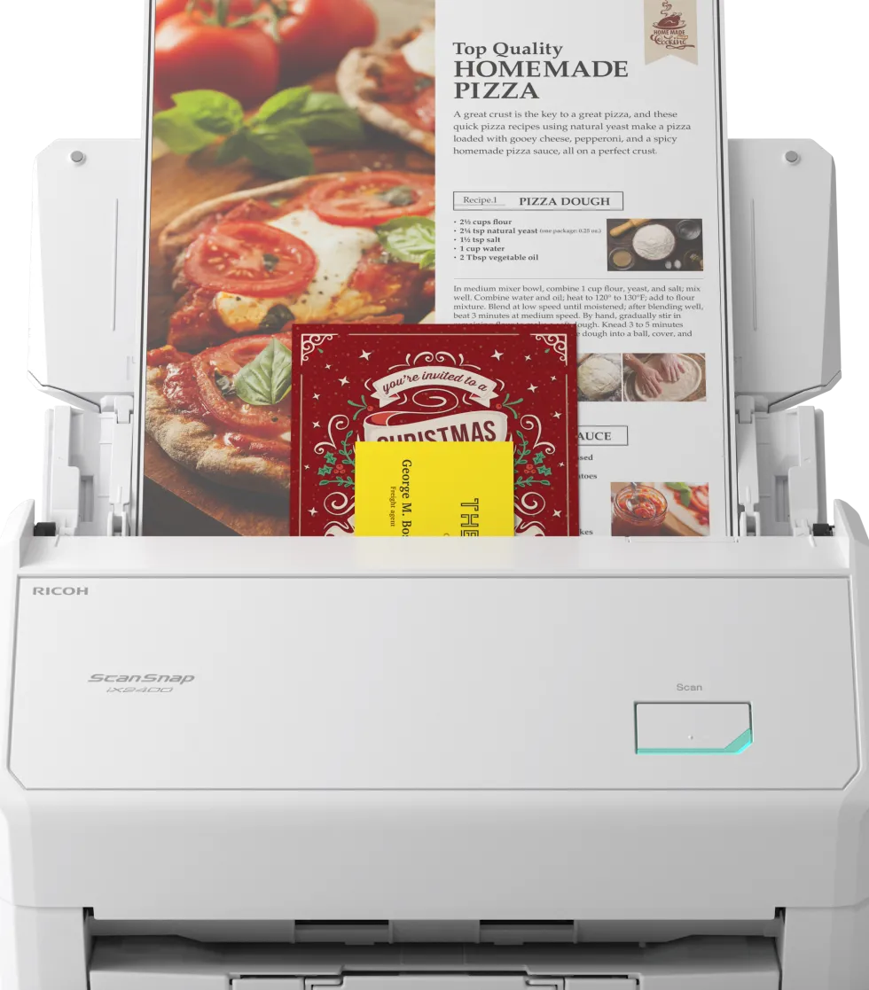 Ricoh ScanSnap iX2400 scanner white
