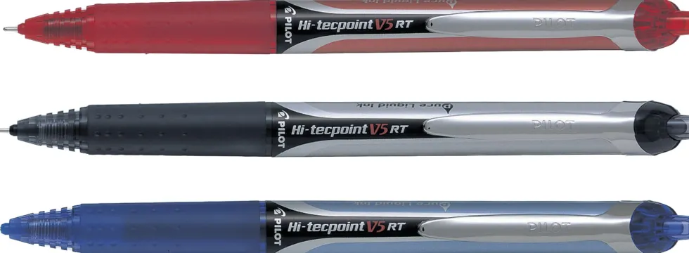 Rollerballpenna PILOT Hi-Tecpoint V5 RT Fine Blå, 0.5mm