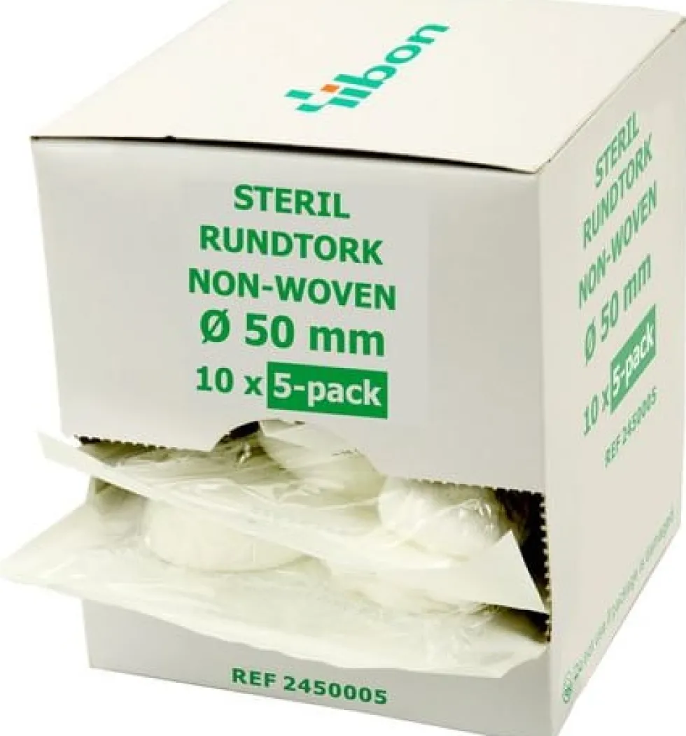 Rundtork NW steril 5-p 50mm 50/fp