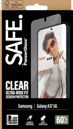 SAFE Screen Protector Galaxy A37 5G UWF w. EasyAligner