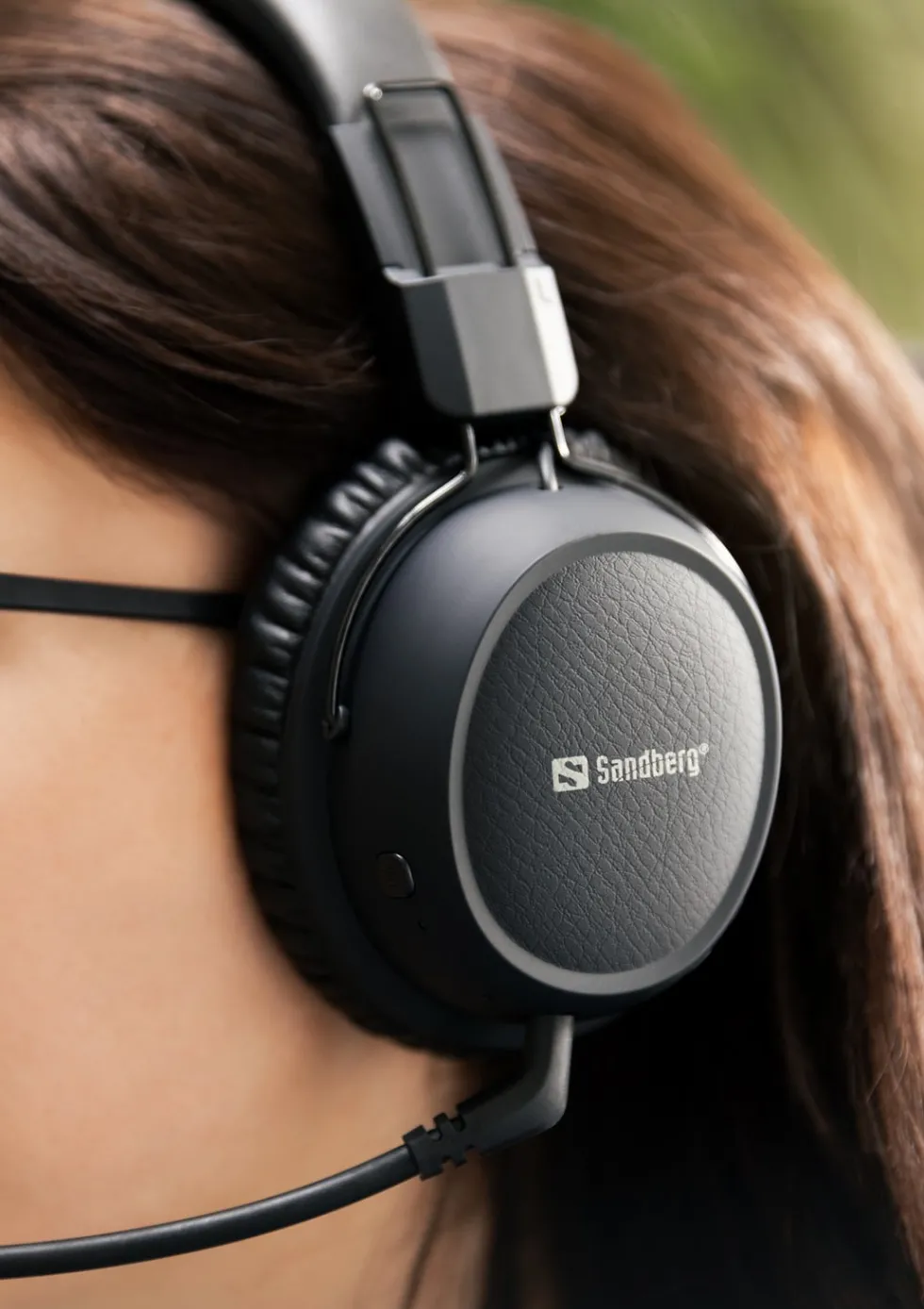 Sandberg Bluetooth Headset ANC FlexMic, Black