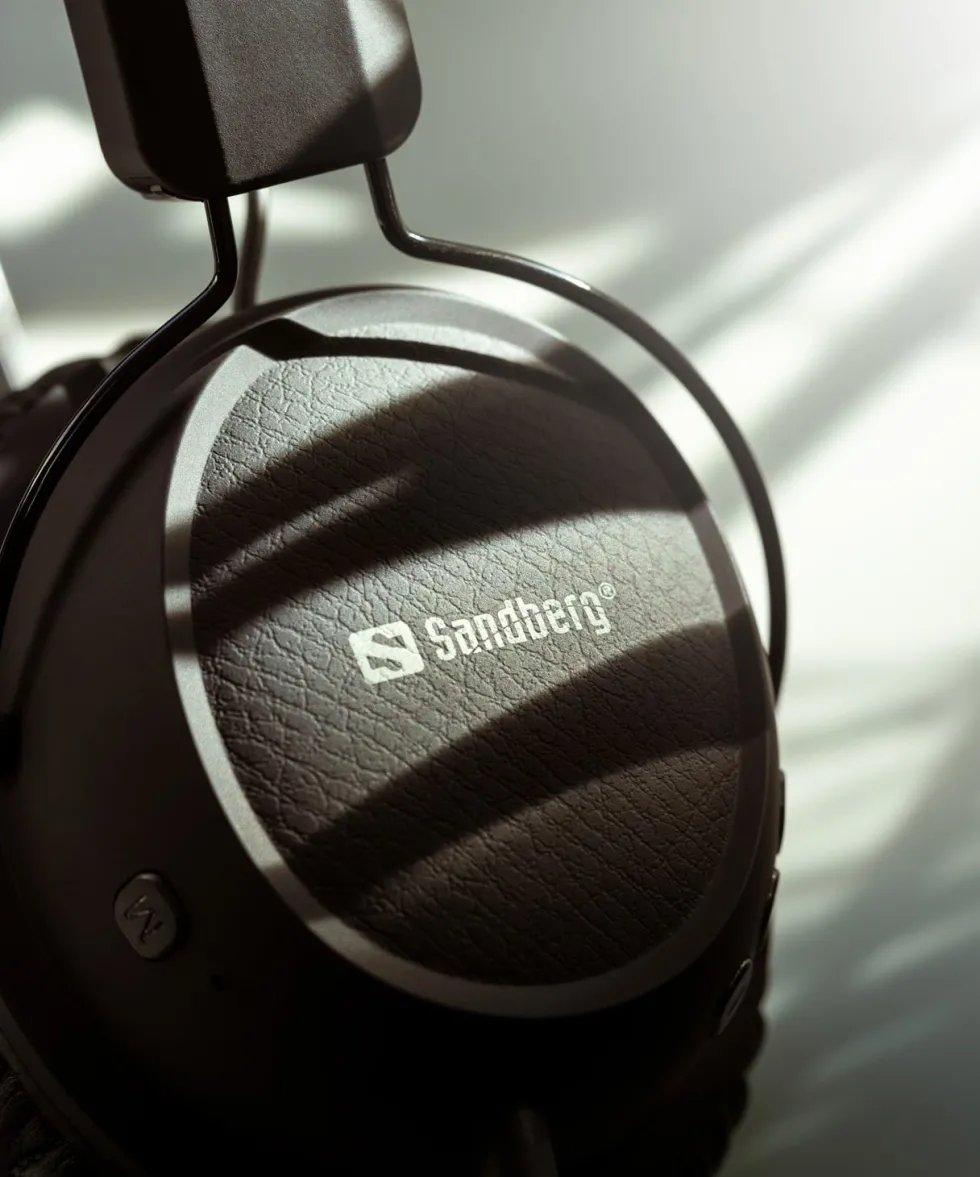 Sandberg Bluetooth Headset ANC FlexMic, Black