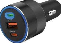 Sandberg Car Charger 3in1 130W USB-C PD