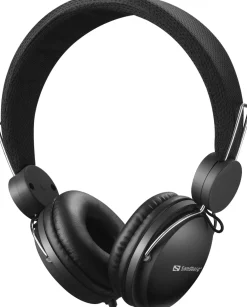 Sandberg MiniJack Headset with Line-Mic, Black
