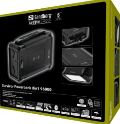 Sandberg Survivor Powerbank 8in1 96000