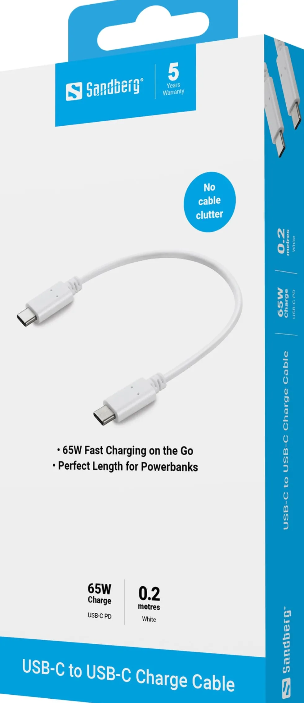 Sandberg USB-C Charge Cable 0.2m