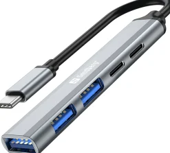 Sandberg USB-C to 3xUSB-A+2xUSB-C SAVER