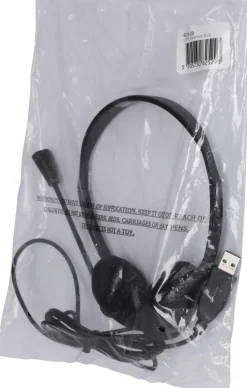 Sandberg USB Headset, Black (BULK)