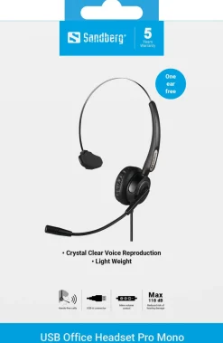 Sandberg USB Office Headset Pro Mono