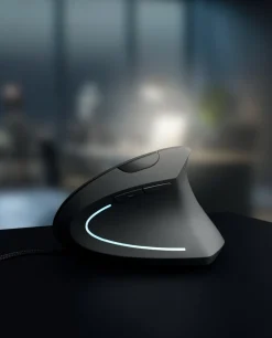 Sandberg Wired Vertical Mouse, Black