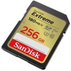 SanDisk Extreme - Flash-minneskort - 256 GB - Video Class V30 /