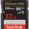 SanDisk Extreme PRO - Flash-minneskort - 32 GB - Video Class V30