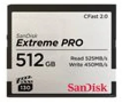 SanDisk Extreme PRO - Flash-minneskort - 512 GB - CFast 2.0