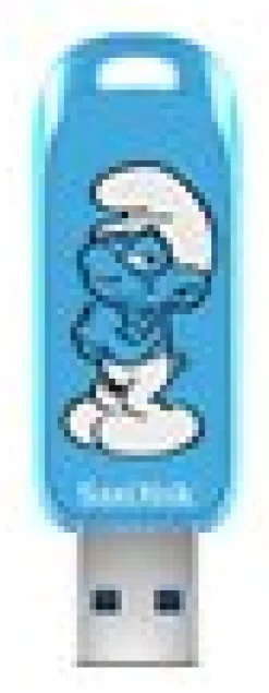 SanDisk Smurfs - Brainy Smurf Edition USB flash-enhet - 64 GB