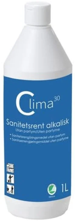 Sanitetsrent CLIMA30 alkalisk oparfym 1L