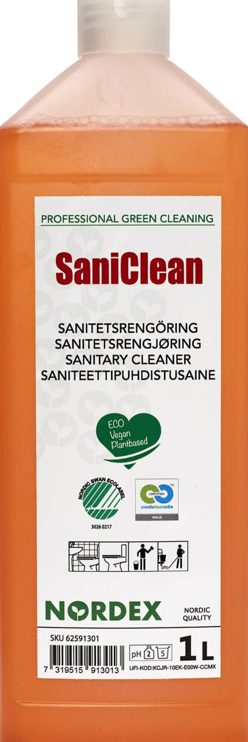 Sanitetsrent NORDEX SaniClean 1L