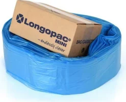Säckkassett LONGOPAC Mini Standard 60m blå