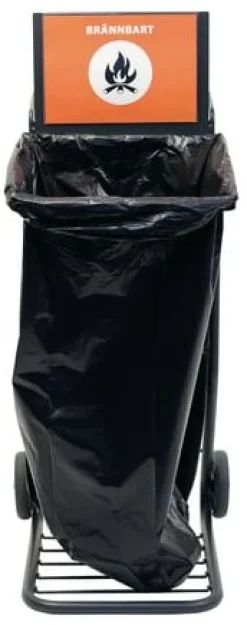 Säckvagn ACTIVA sortering 125L svart
