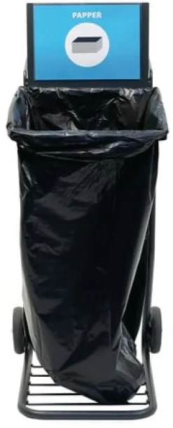 Säckvagn ACTIVA sortering 125L svart