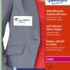 Self-adhesive name badge 80x50 (200)