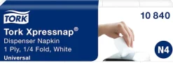 Servett för TORK Xpressnap Universal N4, vit, 1125/FP