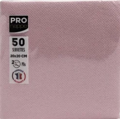 Servett PRONAPPE 20x20cm g.rosa 50/fp