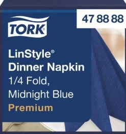 Servett TORK LinStyle Middag blå 50/fp