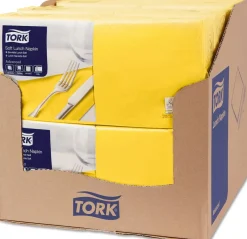 Servett TORK Lunch 3-lags gul 150/fp