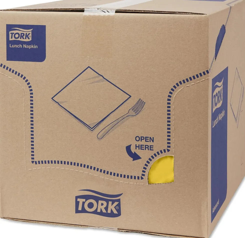 Servett TORK Lunch 3-lags gul 150/fp