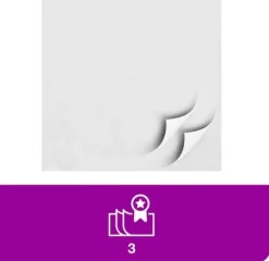 Servett TORK Vit 3-lgr, 24x24cm 200/fp