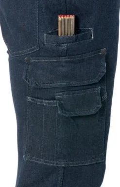 Servicejeans FRISTADS 2501 blå D104