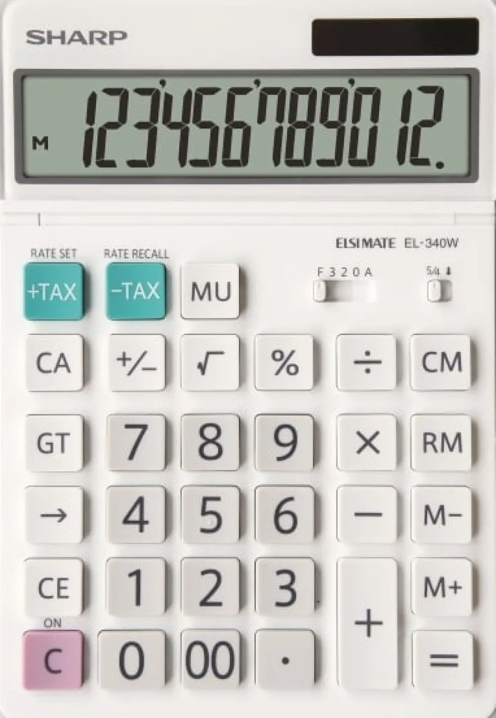 SHARP Bordsräknare EL-340W vit