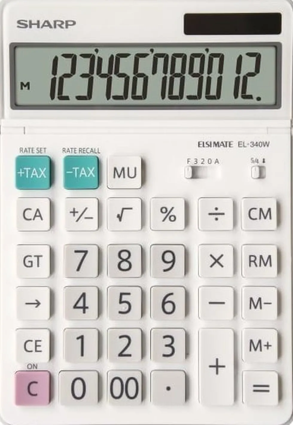 SHARP Bordsräknare EL-340W vit