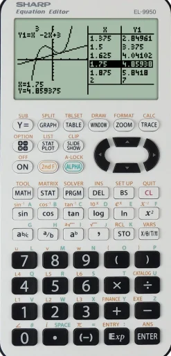 Sharp EL-9950G Graphic calculator (EN/DE)
