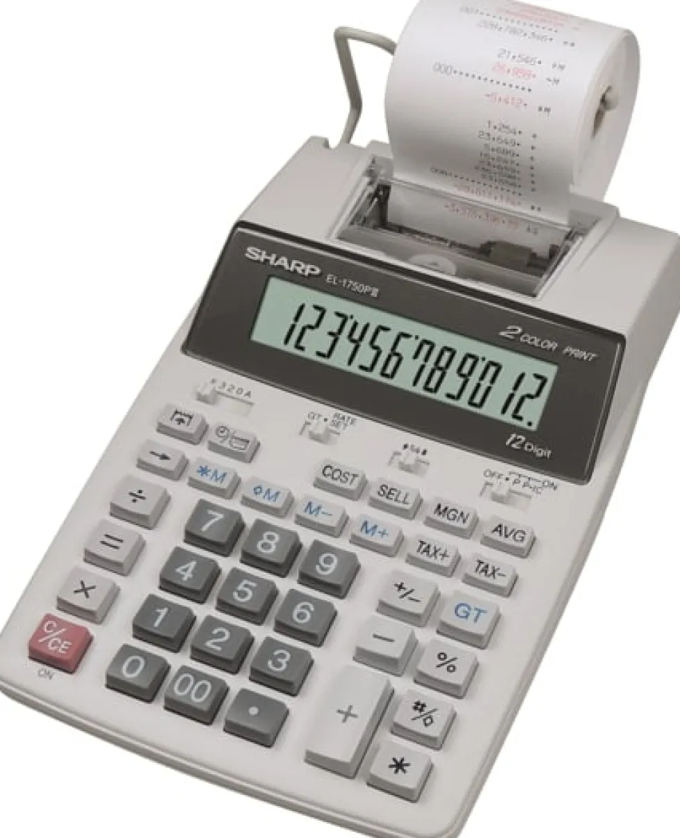 SHARP Remsräknare EL-1750V