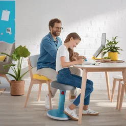 Sitta-Stå Balansstol LEITZ Ergo Cosy gul