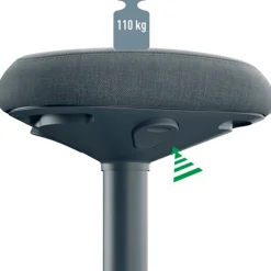 Sittpall LEITZ Ergo Active Mörkgrå